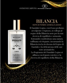 Profumo Zodiaco BILANCIA by Simone Carponi & Wonder Company