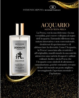 Profumo Zodiaco ACQUARIO by Simone Carponi & Wonder Company